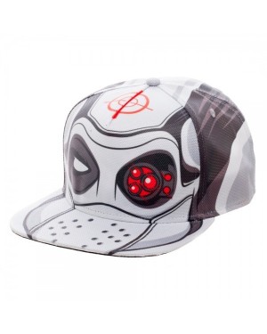 OFFICIAL SUICIDE SQUAD DEADSHOT SUIT UP COSTUME ALL OVER PRINT SNAPBACK CAP