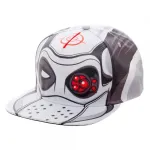 OFFICIAL SUICIDE SQUAD DEADSHOT SUIT UP COSTUME ALL OVER PRINT SNAPBACK CAP