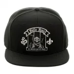 OFFICIAL SUICIDE SQUAD BELLE REVE PRISON LOGO BLACK SNAPBACK CAP