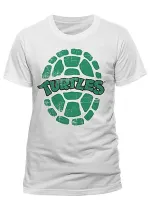 OFFICIAL TEENAGE MUTANT NINJA TURTLES SHELL WHITE T-SHIRT