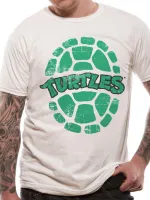 OFFICIAL TEENAGE MUTANT NINJA TURTLES SHELL WHITE T-SHIRT