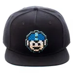 OFFICIAL MEGA MAN 8-BIT FACE BLACK SNAPBACK CAP