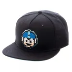 OFFICIAL MEGA MAN 8-BIT FACE BLACK SNAPBACK CAP