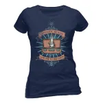 FANTASTIC BEASTS AND WHERE TO FIND THEM MAGIC WAND FITTED NAVY BLUE T-SHIRT