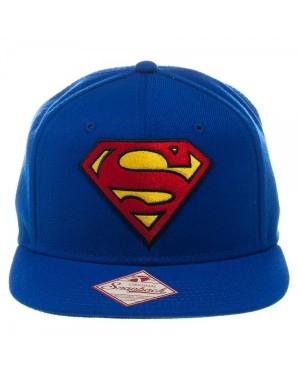 OFFICIAL DC COMICS SUPERMAN CLASSIC SYMBOL BLUE SNAPBACK CAP