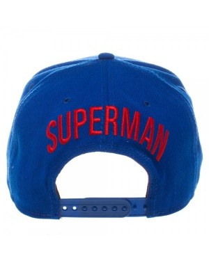 DC COMICS SUPERMAN CLASSIC SYMBOL BLUE SNAPBACK CAP