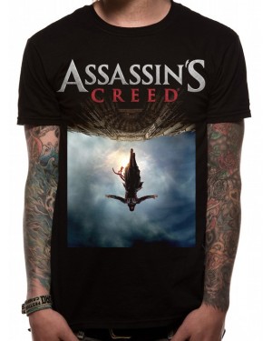 OFFICIAL ASSASSIN'S CREED MOVIE POSTER BLACK T-SHIRT