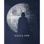 OFFICIAL ROGUE ONE: A STAR WARS STORY DEATH STAR & DARTH VADER NAVY T-SHIRT