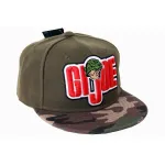 OFFICIAL G.I. JOE SNAKE SYMBOL/ LOGO KHAKI/ CAMOUFLAGE SNAPBACK CAP