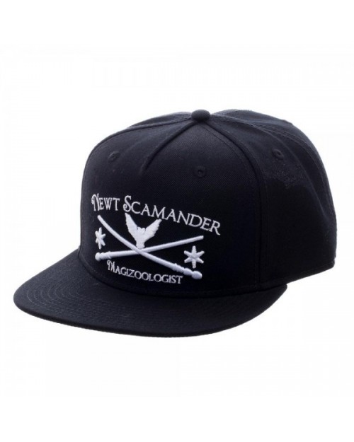 OFFICIAL FANTASTIC BEASTS AND WHERE TO FIND THEM - NEWT SCAMANDER MAGIZOOLOGIST BLACK SNAPBACK CAP