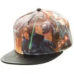 OFFICIAL STAR WARS ORIGINAL TRILOGY PRINTED PU SNAPBACK CAP