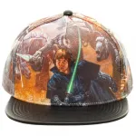 OFFICIAL STAR WARS ORIGINAL LUKE SKYWALKER TRILOGY PRINTED PU SNAPBACK CAP