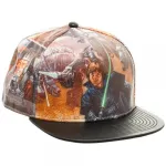 OFFICIAL STAR WARS ORIGINAL LUKE SKYWALKER TRILOGY PRINTED PU SNAPBACK CAP