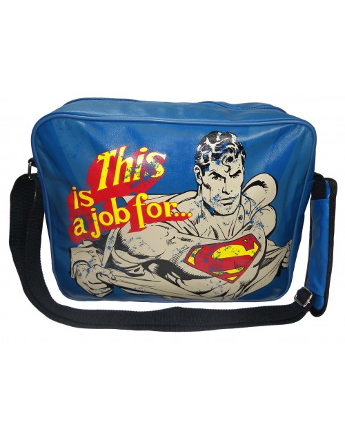 'THIS IS A JOB FOR..' SUPERMAN MESSENGER BAG