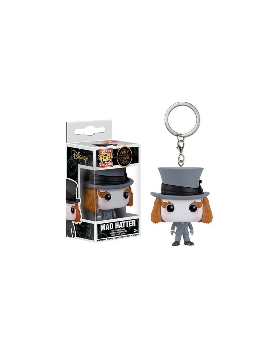 OFFICIAL DISNEY'S ALICE THROUGH THE LOOKING GLASS - MAD HATTER POCKET POP! VINYL KEYRING