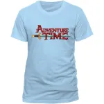 OFFICIAL ADVENTURE TIME LOGO BABY BLUE T-SHIRT