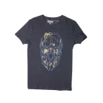 OFFICIAL DISHONORED 2 - CORVO'S MASK GOLD HEATHER GREY T-SHIRT