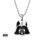 STAR WARS DARTH VADER MASK CUT OUT PENDANT ON CHAIN NECKLACE