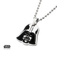 STAR WARS DARTH VADER MASK CUT OUT PENDANT ON CHAIN NECKLACE