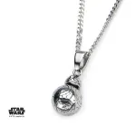 STAR WARS BB-8 HALF 3D STAINLESS STEEL PENDANT ON CHAIN NECKLACE