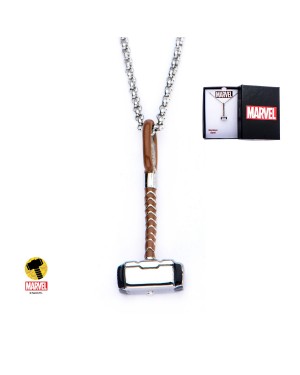MARVEL COMICS: MIGHTY THOR'S HAMMER PENDANT ON CHAIN NECKLACE