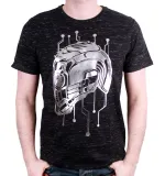 OFFICIAL MARVEL COMICS GUARDIANS OF THE GALAXY STAR-LORD HELMET BLACK T-SHIRT