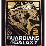 OFFICIAL GUARDIANS OF THE GALAXY VOL. 2 - ROCKET RACCOON GOLD FOIL PRINT VEST