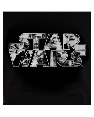 OFFICIAL STAR WARS - CHARACTERS SYMBOL BLACK T-SHIRT