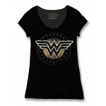 OFFICIAL DC COMICS - WONDER WOMAN (THE MOVIE) SYMBOL BLACK T-SHIRT