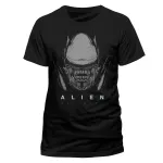 OFFICIAL ALIEN COVENANT - XENOMORPH PRINTED BLACK T-SHIRT