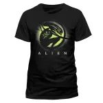 OFFICIAL ALIEN COVENANT - XENOMORPH SILHOUETTE PRINTED BLACK T-SHIRT