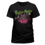 OFFICIAL RICK AND MORTY MONSTER SLIME BLACK T-SHIRT