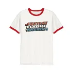 OFFICIAL JUSTICE LEAGUE OF AMERICA VINTAGE SYMBOL RINGER T-SHIRT