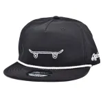 CARBON 212 SKATEBOARD SLOUCH SNAPBACK CAP