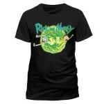 OFFICIAL RICK & MORTY - PORTAL BLACK T-SHIRT