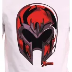 OFFICIAL MARVEL COMICS: X-MEN - MAGNETO'S HELMET WHITE T-SHIRT