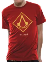 OFFICIAL ASSASSIN'S CREED MOVIE LOGO RED T-SHIRT