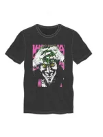 OFFICIAL DC COMICS - THE JOKER 'HAHAHA' CARTOON BLACK T-SHIRT