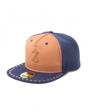OFFICIAL NINTENDO'S THE LEGEND OF ZELDA: BREATH OF THE WILD LEATHER STYLED 'Z' SYMBOLS NAPBACK CAP