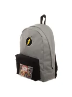 OFFICIAL DC COMICS - THE FLASH SYMBOL - PATCH & PIN IT YOURSELF GREY BACKPACK