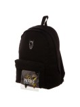 OFFICIAL DC COMICS - BATMAN MASK - PATCH & PIN IT YOURSELF BLACK BACKPACK