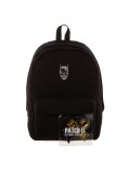 OFFICIAL DC COMICS - BATMAN MASK - PATCH & PIN IT YOURSELF BLACK BACKPACK