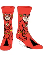 DC COMICS THE FLASH 360 ALL OVER CREW SOCKS (OFFICIAL)