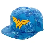 OFFICIAL DC COMICS - WONDER WOMAN CLASSIC SYMBOL TROPICAL FLORAL PRINT CAP