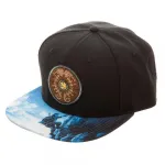 OFFICIAL NINTENDO - THE LEGEND OF ZELDA: BREATH OF THE WILD SHIELD BLACK SNAPBACK CAP WITH PRINTED VISOR