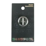 OFFICIAL MARVEL COMICS DEADPOOL SYMBOL GREY PIN BADGE