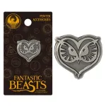 OFFICIAL FANTASTIC BEASTS AND WHERE TO FIND THEM - OWL GREY LAPEL BADGE