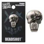 OFFICIAL DC COMICS - SUICIDE SQUAD DEADSHOT GREY LAPEL BADGE