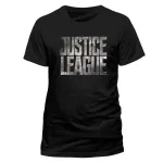 OFFICIAL DC COMICS - JUSTICE LEAGUE SYMBOL BLACK T-SHIRT