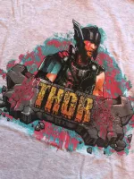 OFFICIAL MARVEL COMICS - THOR RAGNAROK : THOR GREY T-SHIRT